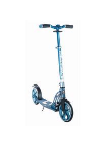 M&Ouml;BELIX M&ouml;belix , Blau , Metall , 34.5x102x93.5 cm , GS-gepr&uuml;ft , Hinterrad-Reibungsbremse, h&ouml;henverstellbarer Lenker mit Schnellspanner, Schnellklappmechanismus, Seitenst&auml;nder, weiche Griffe, Antirutsch-Trittbrett mit Bremse, faltbarer Lenker, ABEC-7-Kugellager , Freizeit, Skaten, Scooter