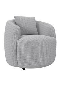 M&Ouml;BELIX M&ouml;belix , Hellgrau , Textil , 81x74x81 cm , Made in EU , Wohnzimmer, Sessel, Polstersessel