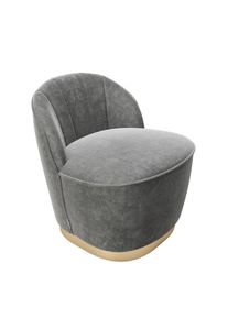 Playboy , Anthrazit , Textil , Vintage , 67x70x71 cm , Wohnzimmer, Sessel, Polstersessel