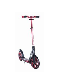 M&Ouml;BELIX M&ouml;belix , Rot, Schwarz , Metall , 34.5x105.5x93.5 cm , GS-gepr&uuml;ft , Hinterrad-Reibungsbremse, h&ouml;henverstellbarer Lenker mit Schnellspanner, Schnellklappmechanismus, Seitenst&auml;nder, weiche Griffe, Antirutsch-Trittbrett mit Bremse, faltbarer Lenker, ABEC-7-Kugellager , Freizeit, Skaten, Scooter