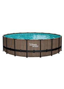 M&Ouml;BELIX M&ouml;belix , Teakfarben , Kunststoff , 132 cm , Pools & Wasserspa&szlig;, Pools, Aufstellpools