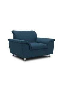 Mid.you , Dunkelblau , Textil , Uni , 120x81x97 cm , Made in EU, FSC MIX , Wohnzimmer, Sessel, Polstersessel