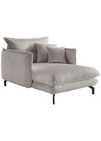 Livetastic , Silberfarben , Textil , F&uuml;llung: Schaumstoff,Schaumstoff , 111x101x167 cm , Made in Europe , Wohnzimmer, Sessel, Polstersessel