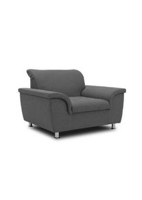 Mid.you , Grau , Textil , Uni , 120x81x105 cm , Made in EU, FSC MIX , Wohnzimmer, Sessel, Polstersessel