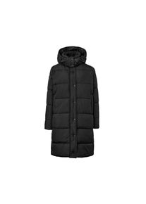Tchibo - Płaszcz pikowany z kapturem - dla pań - rozmiar 46 - kolor: czarny
