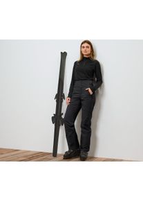 Tchibo - Spodnie narciarskie z wysokim stanem - dla pań - rozmiar 40 - kolor: czarny