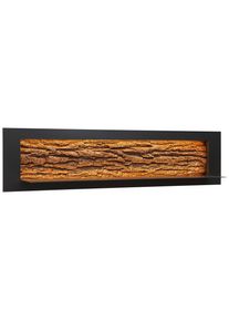 Valnatura Wandboard, Anthrazit, Eichefarben, Holz, Metall, Kerneiche, vollmassiv, 141x33.5x29 cm, Goldenes M, Dgm, Wohnzimmer, Regale, Wandboards