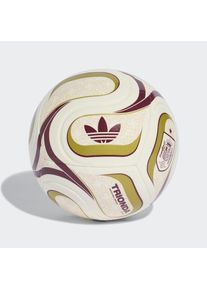 adidas Performance, Fu&szlig;ball &raquo;RFEF CLB AWAY&laquo; Fu&szlig;ball WM Spanien, Off White/Team Coll Burgundy 2/Gold Metallic, 5,