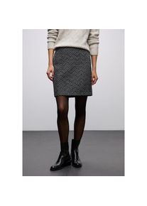 Street One, Damen, Minirock &raquo;Style Maja&laquo; mit Zick-Zack Muster, Black, 42, Rock von Street One