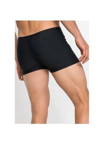 bonprix, Herren, Badehose mit innenliegendem Bindeband, gef&uuml;ttert, schnell trocknend, schwarz bedruckt, 60/62 - N-Gr, Innenliegendes Bindeband sorgt 