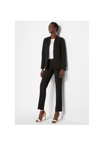 bonprix, Damen, Hosenanzug Set, 2 tlg. regular fit moderne Passform, Regular Fit, schwarz (L&auml;nge: Kurz), 50 - K-Gr, Eleganter Hosenanzug f&uuml;r einen 