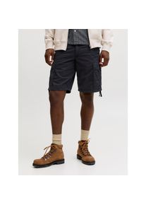 Jack & Jones Jack & Jones, Herren, Cargohose &raquo;JPSTCOLE FRANK CARGO SHORT MID SN&laquo; mit Seitentaschen, Black, XXL - N-Gr, Herrenshort von Jack & Jones