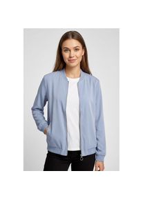 V&eacute;ro Moda Vero Moda, Damen, Bomberjacke &raquo;VMCOCO L/S BOMBER NOOS&laquo; in modisch kurzer Form, mit Stretch, Brunnera Blue, M, &Uuml;bergangsjacke von Vero Moda