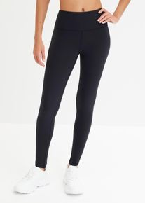 Funktionsleggings bonprix, Damen, Gr. 36/38 (S), N-Gr, schwarz, Jersey, Obermaterial: 75% Polyamid, 25% Elasthan, skinny fit, Hosen Funktionsleggings, aus elastischem und ultraleichtem Funktionsmaterial, formstabil