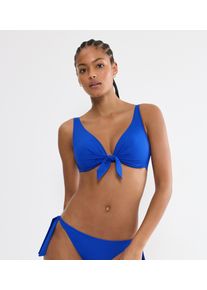 B&uuml;gel-Bikini-Top Triumph "Summer Twist W", Damen, Gr. 38, Cup C, blau (racing blau), Microfaser, Obermaterial: 77% Polyamid, 23% Elasthan, Bikini-Oberteile B&uuml;gel-Bikini-Top, Eleganz und Komfort