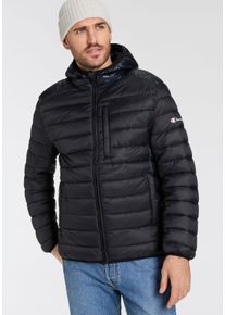 Steppjacke Champion "Hooded Jacket", Herren, Gr. XS, schwarz, Steppware, Obermaterial: 100% Polyamid, Jacken Steppjacke