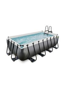 EXIT Toys , Schwarz , Kunststoff , 200x100x400 cm , T&Uuml;V-gepr&uuml;ft, CE , Pools & Wasserspa&szlig;, Pools, Aufstellpools