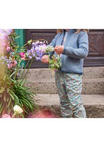 Tchibo - Kinder-Strickfleecejacke - Gr. 110/116 - blau