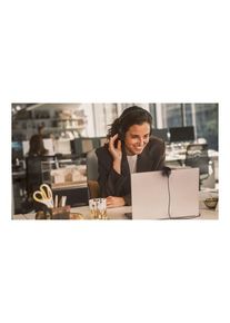 Jabra Evolve3 85 UC Link390a - Black (Incl. Wireless Charging Pad)