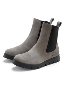 ELBSAND Stiefelette &raquo;Schlupfstiefel, Stiefel, Sommerstiefelette, Boots, Lederstiefelette&laquo; Bikerboots, Chelseaboots aus Leder mit Stretcheins&auml;tzen