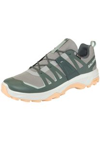 Wanderschuh Salomon "EXTEND 2 GORE-TEX", Herren, Gr. 46, grau (monument, urban chic, sea foam), Synthetik, Textil, Schuhe Wanderschuh, wasserdicht