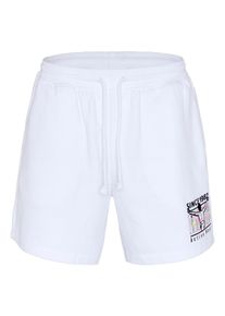 Sweatshorts Chiemsee, Herren, Gr. L (52/54), Normalgr&ouml;&szlig;en, wei&szlig;, 80% Baumwolle, 20% Polyester, Hosen Sweatshorts