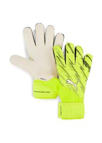 Torwarthandschuhe Puma "ULTRA MATCH RC", Gr. 10, gelb (gelb alert, Puma schwarz), Obermaterial: 100% Polyester, gemustert, Handschuhe Torwarthandschuhe, f&uuml;r Erwachsene, mit Multi-Grip-Latexhandfl&auml;chen, mit Daumenwickel