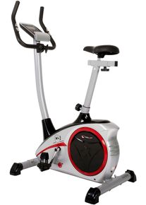 Ergometer Christopeit Sport "AL 2" Gr. 1, silber (silberfarben), Heimtrainer, ohne Unterlegmatte, Ergometer, 150 kg max. Benutzergewicht, Fahrrad, 24 Widerstandsstufen, B:59cm H:134cm L:96cm, Topseller