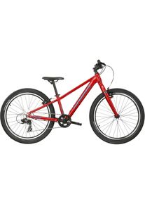 Kinderfahrrad KROSS "Kinder-MTB Level Jr 1.0" Gr. 30, rot (rot, rot), Fahrr&auml;der, Kinder, 30cm, 24 Zoll (60,96cm) hinten: 24 Zoll (60,96cm), Kinderfahrrad