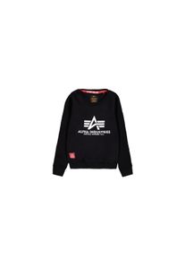 Sweater Alpha Industries "Basic Sweatshirt BL K", M&auml;dchen, Gr. 12, schwarz, Obermaterial: 80% Baumwolle, 20% Polyester, regular fit, Sweatshirts Sweater