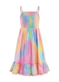 Sommerkleid happy girls "M&auml;dchenkleid", M&auml;dchen, Gr. 146, EURO-Gr&ouml;&szlig;en, multicolour, Stoff, 100% Viskose, normal, Kleider Sommerkleid