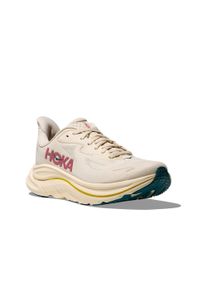 Laufschuh Hoka One One "CLIFTON 10", Damen, Gr. 42, birch, alabaster, Synthetik, Textil, Schuhe Laufschuh
