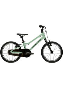 Kinderfahrrad KROSS "KROSS Kinderrad Lightweight Liftie 16" gr&uuml;n" Gr. 20, gr&uuml;n (gr&uuml;n, gr&uuml;n), Fahrr&auml;der, Kinder, 20cm, 16 Zoll (40,64cm) hinten: 16 Zoll (40,64cm), Kinderfahrrad