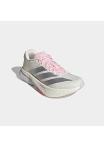 Laufschuh adidas Performance "ADIZERO BOSTON 13", Damen, Gr. 41, core wei&szlig;, silber metallic, clear pink, Synthetik, Textil, Schuhe Laufschuh