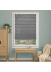 Magnetrollo Home Wohnideen "JACOB", grau, B:60cm H:130cm, Obermaterial: 100% Polyester, Raffrollos, Magnetrollo, Querstreifen