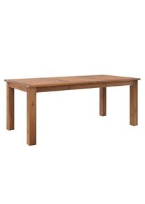 Ambia Garden Gartentisch, Akaziefarben, Holz, Akazie, Schichtholz, rechteckig, 100x76x200 cm, FSC 100%, Holzm&ouml;bel, Holztische, Gartentische Holz