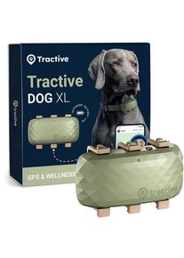 Tractive DOG XL - GPS Tracker Hund mit l&auml;ngerer Akkulaufzeit | EXKL. ABO | TRDOG4XLGR | gr&uuml;n