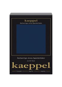 Kaeppel, Spannbettlaken &raquo;Single Jersey Mako Cotton&laquo; Bettlaken aus 100% Baumwolle, marine, Jersey, Obermaterial: 100% Baumwolle, B/L: 200 cm - 1 Stk.