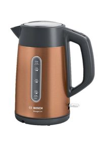 Bosch, Wasserkocher &raquo;DesignLine TWK4P439, Ausgie&szlig;en ohne Spritzer, Tassenanzeige&laquo; 1,7 l 2400 W Wasserstandsanzeige, &Uuml;berhitzungsschutz, orange, 