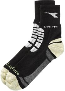 Diadora Utility Tech Summer, workwear functional socks , color: Black/Light Grey/Beige , size: M