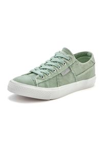 ELBSAND Dames Sneaker in mintgroen ,maat 44, Witt, 100% Textiel