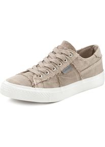 ELBSAND Dames Sneaker in kaki ,maat 35, Witt, 100% Textiel
