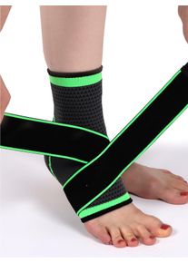 Dames Enkelbandage in zwart ,maat S/M, WITT, 80% Polyester, 15% Polyamide, 5% Elastan