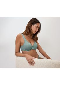 Tchibo - Biustonosz z fiszbinami - dla pań - rozmiar 80B - kolor: zielony