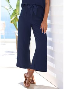 Vivance Dames comfortbroek in blauw ,maat 34, Witt, 100% Polyester