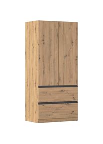 Rauch Dreht&uuml;renschrank &raquo;Kleiderschrank Schrank Garderobe COSTA in den Breiten 91/136/181 cm&laquo; in 3 Ausstattungen BASIC/CLASSIC/PREMIUM, viel Platz, 