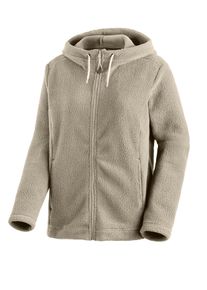 Fleecejacke Maier Sports "Racka W", Damen, Gr. 36, beige, 100% Polyester, Jacken Fleecejacke, Damen Fleece, funktioneller Midlayer, Full-Zip