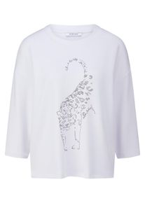 Peter Hahn - Sweatshirt mit 3/4-Arm, weiss, Gr. 40, Viskose