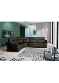 Livetastic , Braun , Leder , Echtleder , Rindleder , Buche , 299x299 cm , Made in EU , Lederauswahl, R&uuml;cken echt , Wohnzimmer, Sofas & Couches, Sofas, Ledersofas