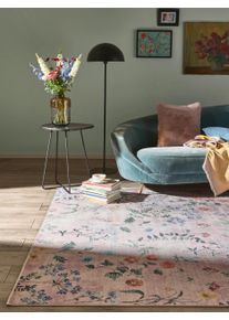 benuta nest Vaskbart teppe Milly Veelkleurig/Roze 160x230 cm0000 Flerfarget/Rosa Blomstret